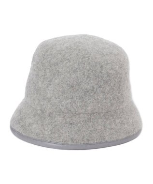 MOONBAT FURLA パイピング×ロゴ バスクハット／UV グレー