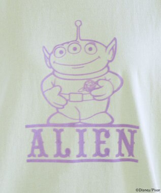 earth music&ecology 【予約】リンガーTシャツ/TOY STORY グリーン