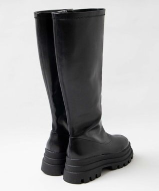 WEGO ボリュームロングブーツ ブラック