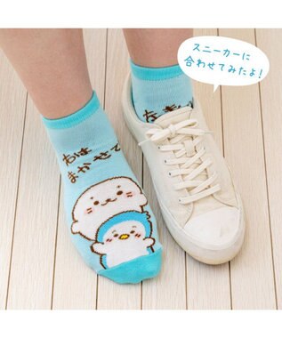 Mother garden しろたん スニーカー丈ソックス　3足セット 《顔ぼん/いっぱいいるよ/まかせておねがい》 21～24cm 顔ぼん/いっぱいいるよ/まかせておねがい