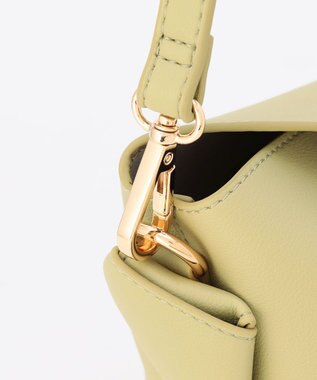 組曲 ブロードノット2WAYソフトショルダー バッグ ピスタチオ系