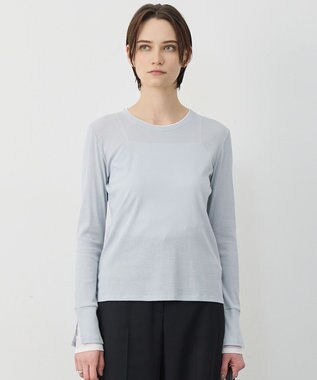  セミシアーテレコ レイヤード風カットソー