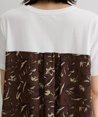 Green Parks スカーフドッキングプルオーバー Brown