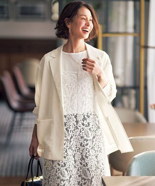 UNFILO シアー オーバージャケット エクリュ