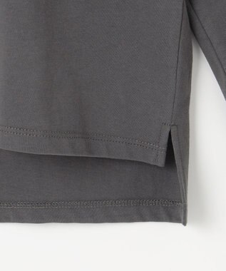 23区 【SLOW/一部店舗限定】MVSコットン フレア袖 ロゴTシャツ グレー系