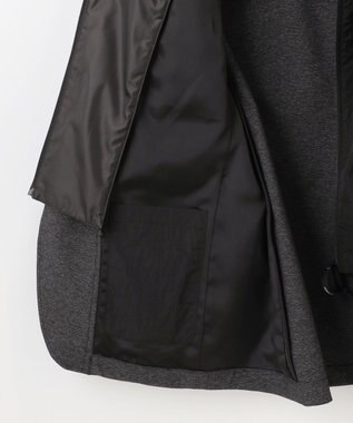 JOSEPH ABBOUD MOUNTAIN 【フードが外せる】メランジハイパワー2wayストレッチ ジャケット グレー系