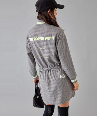 PW CIRCULUS 【WOMEN】CLASSICAL×SPORTY チェック柄ワンピ グレー系5