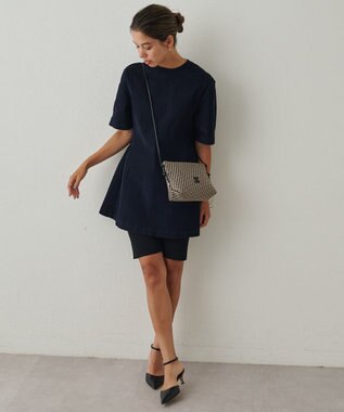 IACUCCI 【予約】モノグランマ ポーチSD JACQUARD/RUGA ブラック