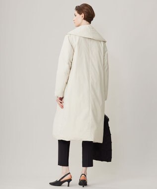 ICB L ADSダウン ショールカラーコート トープ系