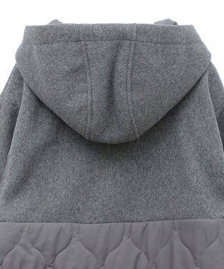 CRAFT STANDARD BOUTIQUE キルト切替フードコート Gray