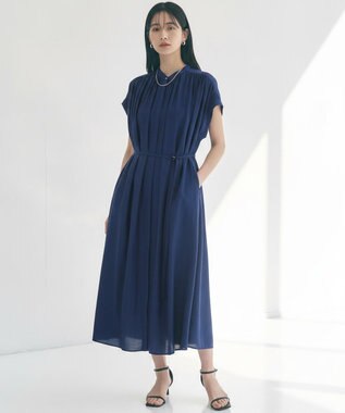 【WEB限定カラー】ヴィンテージシアー ギャザーワンピース