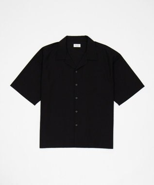 WEGO 【ユニセックス着用ITEM/SMLサイズ展開】 TRオープンカラーシャツ（SS） ブラックその他