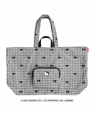 ROOTOTE 8396【サンリオ】 IP.マキシ.パッカブル..ハローキティ-A 01：ハウンドトゥース