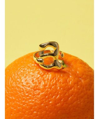 AMERICAN HOLIC イニシャルリングＧＬＤ A