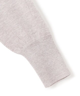 23区 【洗える】ウーステッドウール ボウタイ ニット ベージュ系