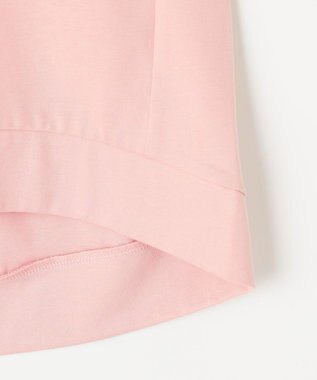 組曲 【汗ジミ防止・撥水】GIZAプレーティング天竺フレンチスリーブ カットソー ピンク系