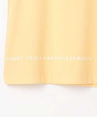 23区GOLF 【WOMEN】フレンチスリーブストレッチモックネック ライトイエロー系