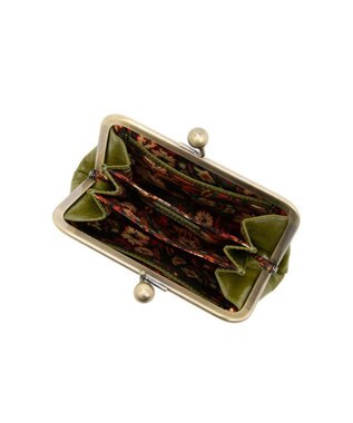 ANNA SUI マチルダ 口金ミニ財布 カーキ