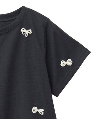 Green Parks ・ｓｗｉｎｇ　ｂｙ　パールリボンモチーフＴＥＥ Black