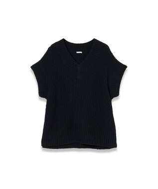 JOSEPH コットンテリー　ニットトップ Black