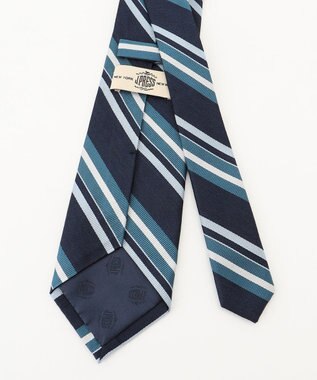 J.PRESS MEN 【STRUCTURE MIX COLLECTION】レジメンタル ネクタイ ネイビー系1