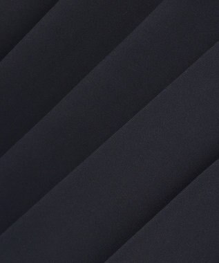 uncrave ウォッシャブルダブルクロス プリーツオールインワン ネイビー