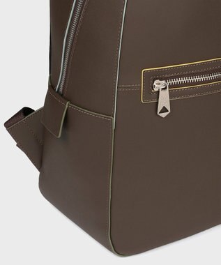 Paul Smith ロゴエンボス リュック ダークブラウン