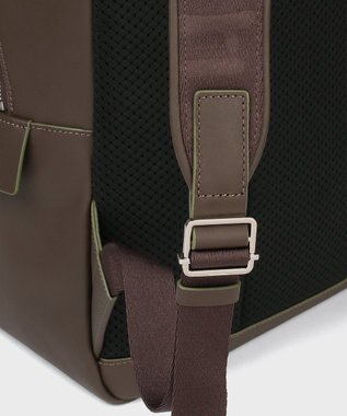 Paul Smith ロゴエンボス リュック ダークブラウン