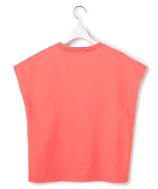 23区 S 【先行予約/WEB&一部店舗限定カラーあり】スビンハイツイスト フレンチスリーブ Tシャツ [WEB&一部店舗限定]ライトオレンジ系