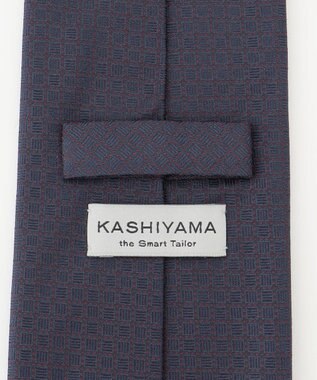 KASHIYAMA KASHIYAMAオリジナル【JAPAN MADE】ジオメトリックネクタイ レッド