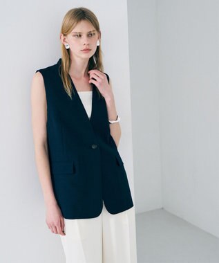 uncrave ウォッシャブルドライサップ ジレ