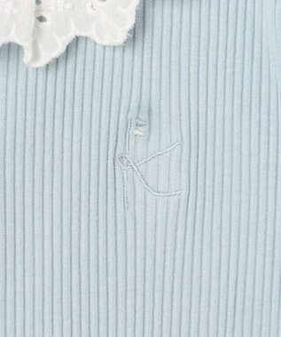 組曲 KIDS 【110-140㎝】フリルリブ2WAY トップス サックスブルー系