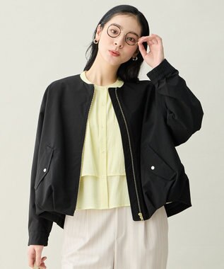 ANY 撥水バルーンブルゾン ブラック