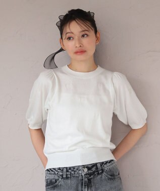 Green Parks ・ｓｗｉｎｇ　ｂｙ　ハート柄クルーニット