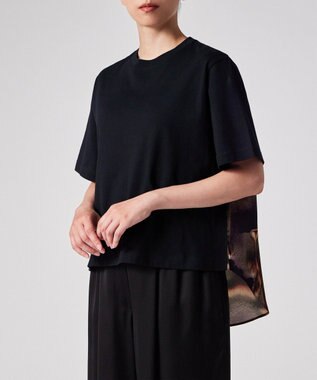 Paul Smith Field Flowers コンビTシャツ ブラック