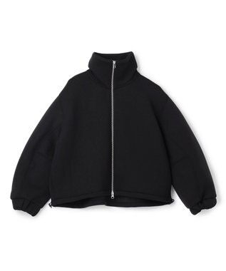 UNFILO L 【野呂佳代さん着用】BEAUTY FORM JERSEY+ ZIPブルゾン 【WEB限定】ブラック