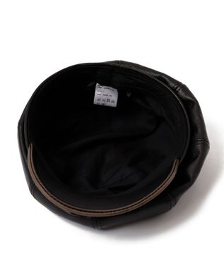 WEGO ヴィンテージPUキャスケット ブラック
