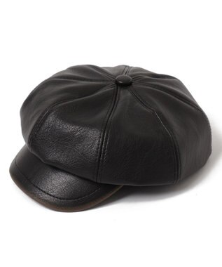 WEGO ヴィンテージPUキャスケット ブラック