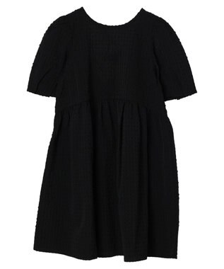 earth music&ecology バックオープンチュニックワンピース Black