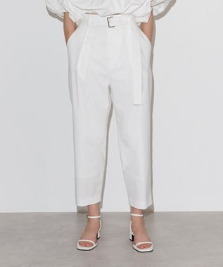 NAVE 【Nave　洗える】リリー テーパードパンツ ホワイト系