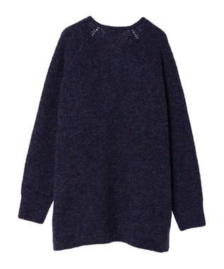 AMERICAN HOLIC ミックスヤーンカフタンニットプルオーバー Purple