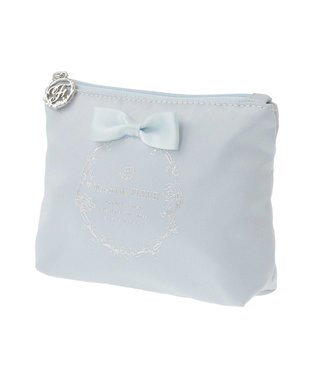Maison de FLEUR サテンリボンティッシュケース Light Blue