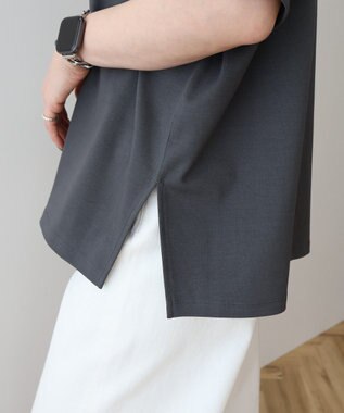 AMERICAN HOLIC バックスリットＴシャツ Charcoal Gray