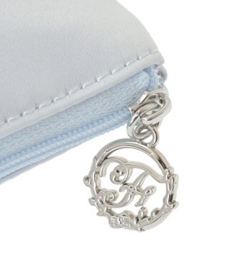 Maison de FLEUR サテンリボンティッシュケース Light Blue