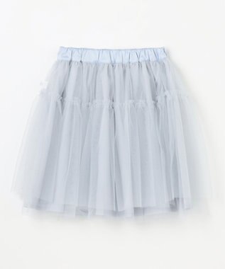 組曲 KIDS 【S-Lサイズ】チュール スカート サックスブルー系