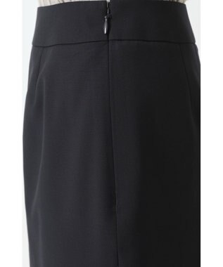 DAKS ウールタイトスカート ネイビー