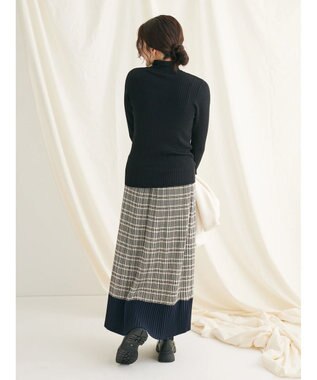 CRAFT STANDARD BOUTIQUE ウォッシャブルリブタートルニットプルオーバー Black