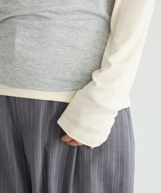 CRAFT STANDARD BOUTIQUE 2点セット/ホルターネック+ロンTee Ivory