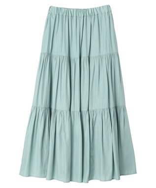 earth music&ecology ティアードスカート Mint