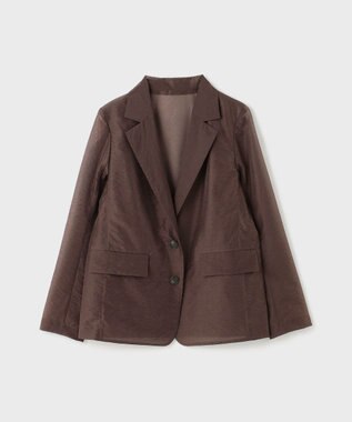 GRACE CONTINENTAL ブライトシアージャケット ブラウン